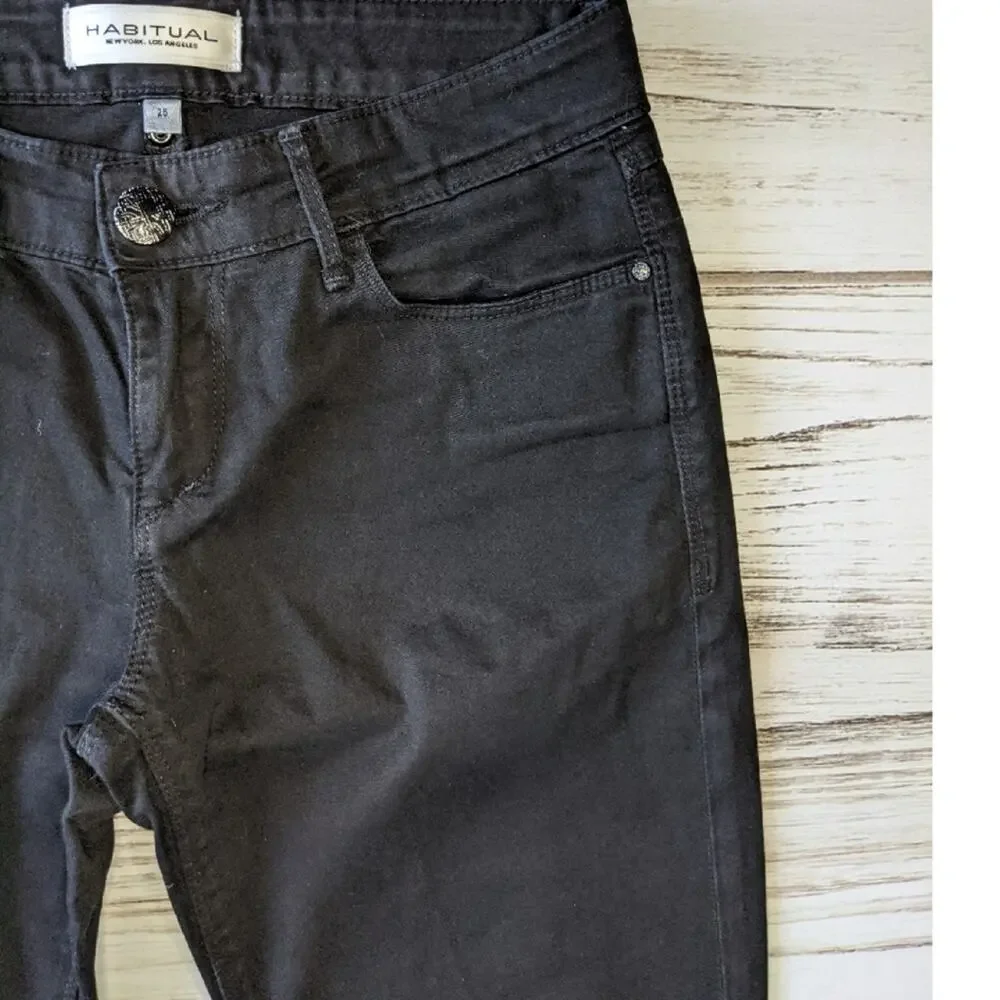Habitual Black Skinny Jeans sz 25
